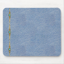 Denim Gold & Jewels MOUSE PAD mousepads by RanchLady Denim Gold & Jewels MOUSE PAD mousepads