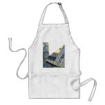 Denim jeans zipper aprons