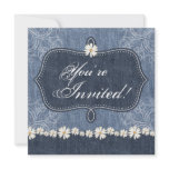 Denim n Daisies Wedding Invitation Western