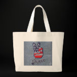 Denim Peace Bags