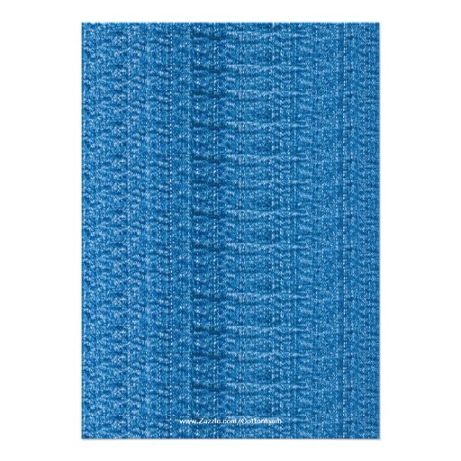 Denim Pocket Invitation