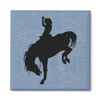 Denim Rodeo Magnets