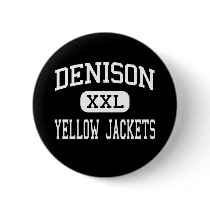 Denison - Yellow Jackets - High - Denison Texas buttons by customteamsportswear Denison - Yellow Jackets - High - Denison Texas buttons