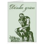 Denke grün - Mit Auguste Rodins Denker Card