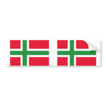 Denmark Bornholm, Denmark flag Bumper Sticker