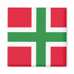 Denmark Bornholm, Denmark flag Refrigerator Magnets