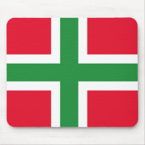 Denmark Bornholm, Denmark flag Mousepads