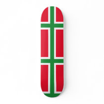 Denmark Bornholm, Denmark flag Custom Skateboard