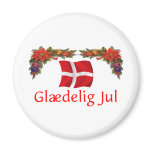Denmark Christmas Magnet