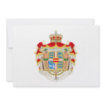 Denmark Coat of Arms Personalized Announcement
