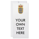 Denmark- Coat of Arms Custom Rack Card