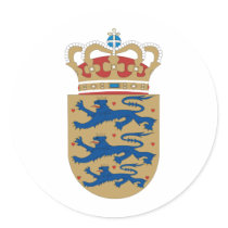 Denmark coat of arms stickers by sergemayifuila Denmark coat of arms stickers