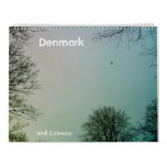 Denmark, customisable wall calendar