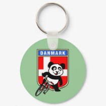 Denmark Cycling Panda keychains by cuteunion Denmark Cycling Panda keychains