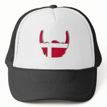 Denmark Danish Viking Dansk Helmet hats by Funkart Denmark Danish Viking Dansk Helmet hats