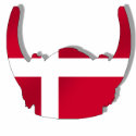 Denmark Danish Viking Dansk Helmet t-shirts by Funkart Denmark Danish Viking Dansk Helmet t-shirts
