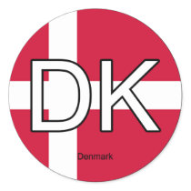 Denmark Euro Sticker by allworldtees Denmark Euro Sticker