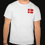 Denmark Flag Map Basic T-Shirt