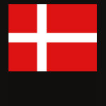 Denmark Flag Map Spaghetti Top