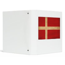 Denmark Flag Vinyl Binder