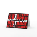 Denmark Flag Birthday Card