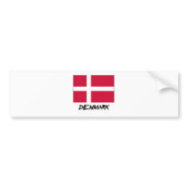 Denmark Flag bumper stickers