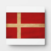 Denmark Flag Display Plaques