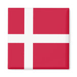 Denmark Flag DK Fridge Magnet