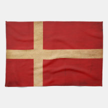 Denmark Flag Hand Towel