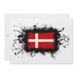 Denmark Flag Personalized Invitations