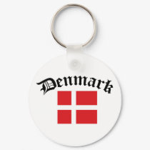Denmark Flag keychains