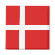 Denmark Flag Magnet by FlagAndMap Denmark Flag Magnet