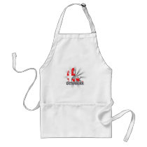 Denmark Flag Map 2.0 Apron