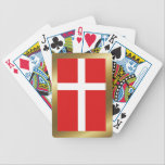 Denmark Flag Playing Cards playing cards