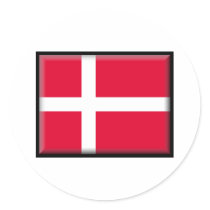 Denmark Flag stickers