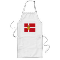 Denmark Flagw COA Apron by FlagTshirts Denmark Flagw COA Apron