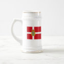Denmark Flagw COA Mug