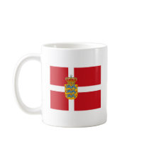 Denmark Flagw COA Mug by FlagTshirts Denmark Flagw COA Mug