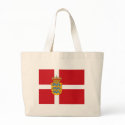 Denmark Flagw COA Tote Bag