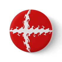 Denmark Gnarly Flag buttons