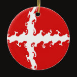 Denmark Gnarly Flag ornaments