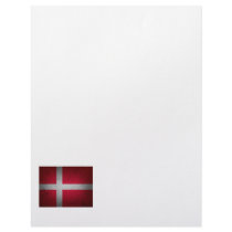 Denmark Grunge Flag Demarkian textured Personalized Letterhead