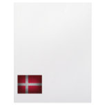 Denmark Grunge Flag Demarkian textured Personalized Letterhead