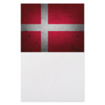 Denmark Grunge Flag Demarkian textured Stationery