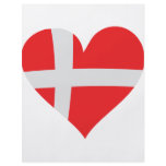 Denmark heart icon flyers