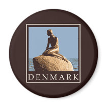 Denmark Little Mermaid Fridge Magnets