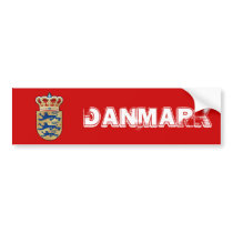 Denmark logo badge coat of arms royal crest bumper stickers