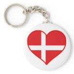 Denmark Love Keychain