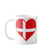 Denmark Love Coffee Mugs