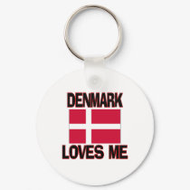 Denmark Loves Me keychains